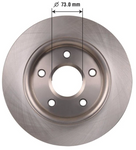 Disc Brake Rotor REAR: 121.67071