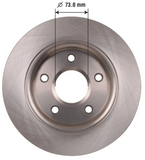 Disc Brake Rotor REAR: 121.67071