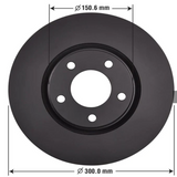 Disc Brake Rotor Front: DYNAMIC FRICTION 60480065