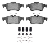 Disc Brake Pad Set Rear 3000 Semi-Metallic: DYNAMIC FRICTION 1311109501