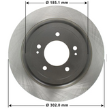 DISC BRAKE ROTOR REAR: POWER STOP JBR1751