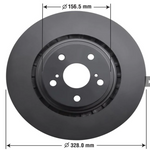 Brake Disc Front: BENDIX PRT5798