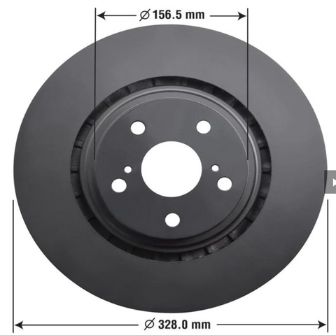 Brake Disc Front: BENDIX PRT5798