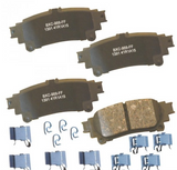 Brake Pad Set Rear: BENDIX SBC1391